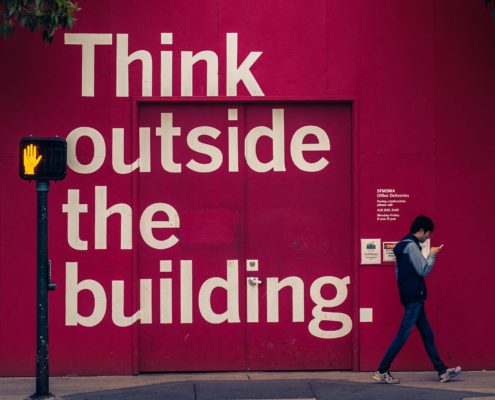 Think Outside The Building.